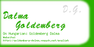 dalma goldemberg business card